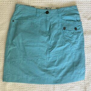 Lole  turquoise green skirt size 4  Multi pocket